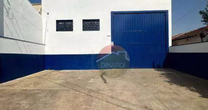 Galpão para alugar, 300 m² por r$ 4.000,01/mês - vila mariana - ribeirão preto/sp