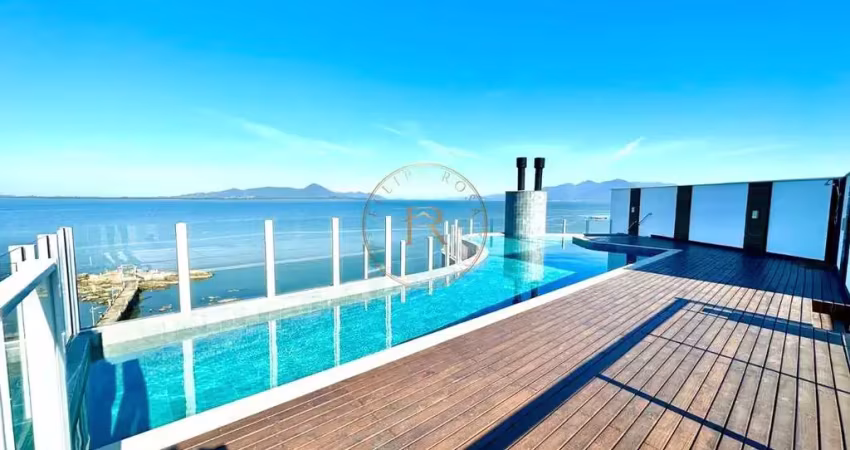 Village bleu résidence nautique - apartamento duplex frente mar em coqueiros, florianópolis.