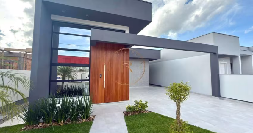 Casa nova com suíte e acabamento impecável no Loteamento Lisboa 3 – Forquilhas, São José/SC