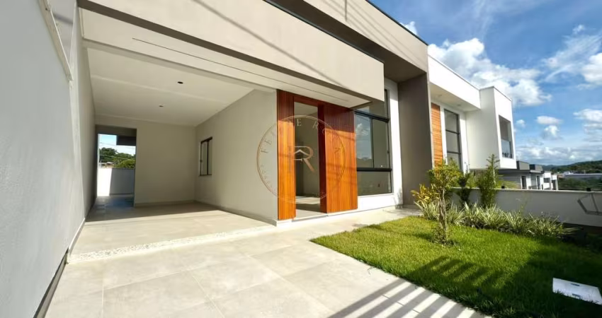 Casa com suíte, área gourmet e ótimo acabamento no Loteamento Alta Vista – Potecas, São José/SC