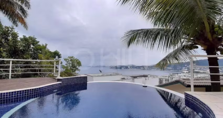 Casa de 5 quartos, com 483m², à venda em charitas, niterói/rj (ca00143)