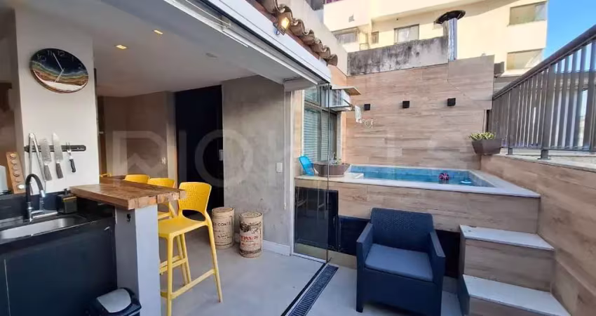 Apartamento cobertura duplex de 3 quartos, com 160m², à venda em santa rosa, niterói/rj