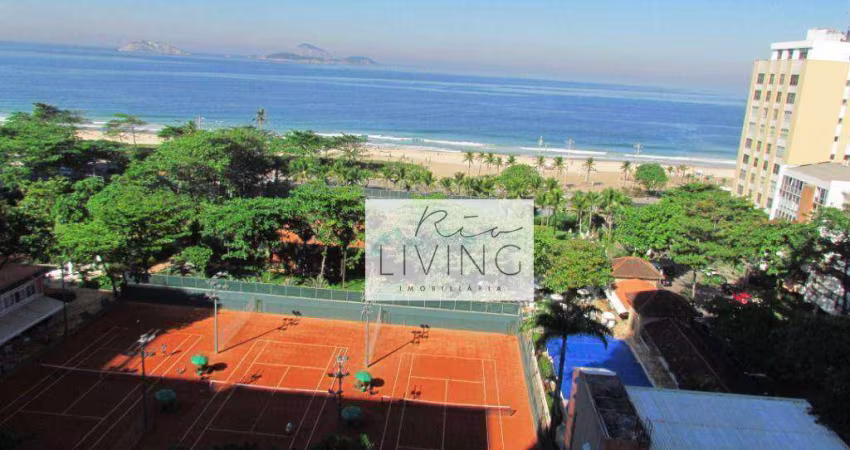 Apto andar alto, vista mar, com 116m², 1 suíte, para venda ou locação, Ipanema, RJ