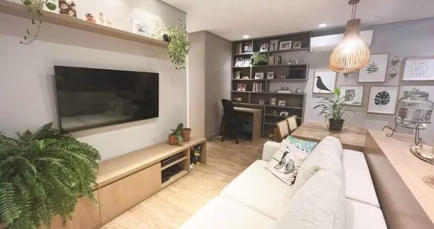 Apartamento para venda com 65 metros, 2 quartos, suíte, churrasqueira na varanda, no Barra Park