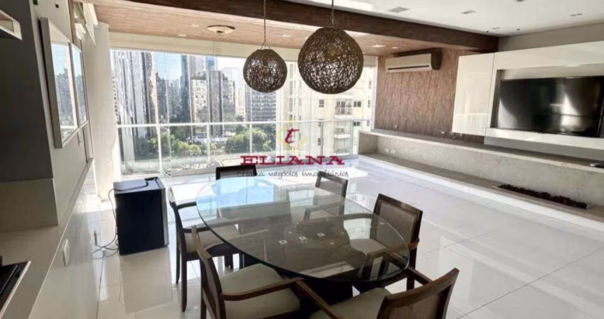 Apartamento à venda no Itaim, com 123 metros, 2 vagas