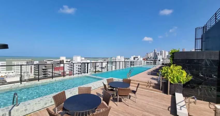 Flat com 1 quarto à venda na Avenida Infante Dom Henrique, 501, Tambaú, João Pessoa