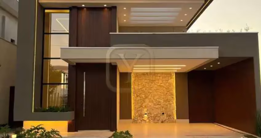 Casa térrea com pé direito duplo á venda - condomínio belvedere ii