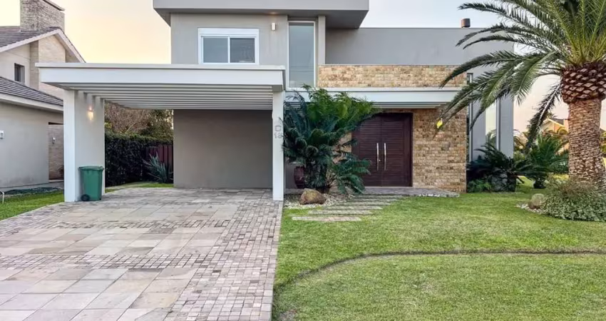 Casa de condomínio à venda em xangri-lá, centro, com 4 quartos, 368m²