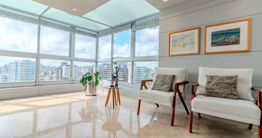 Cobertura à venda em porto alegre, moinhos de vento, com 3 quartos, 354m²