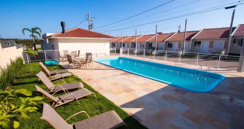 Casa de condomínio à venda em cachoeirinha, jardim betânia, com 2 quartos, 49m²