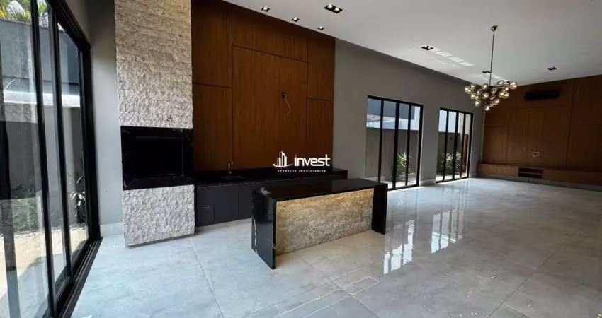 Casa de alto nível, acabando de ficar pronta em um dos melhores condomínios fechados de alto padrão de Uberaba, Residencial Damha I