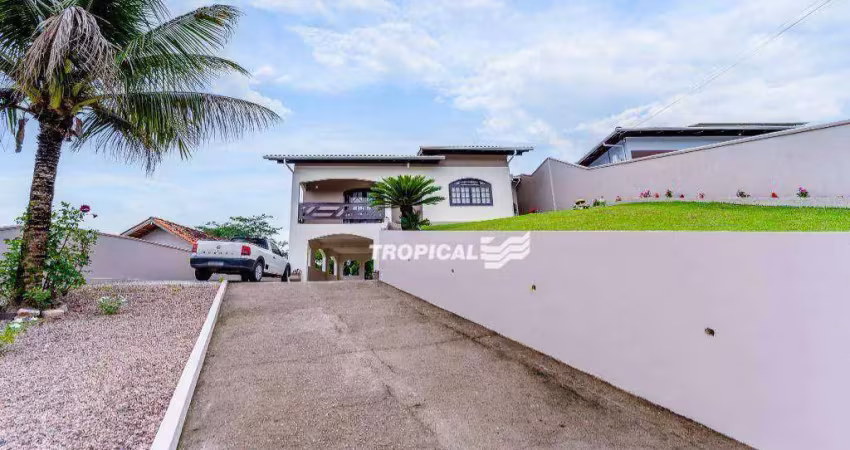 Casa com 3 dormitórios à venda, 153 m² por r$ 799.000,00 - valparaíso - blumenau/sc