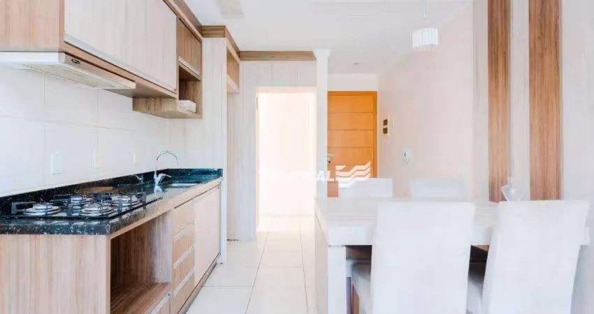 Apartamento com 2 dormitórios à venda, 56 m² por r$ 250.000,00 - itoupava central - blumenau/sc