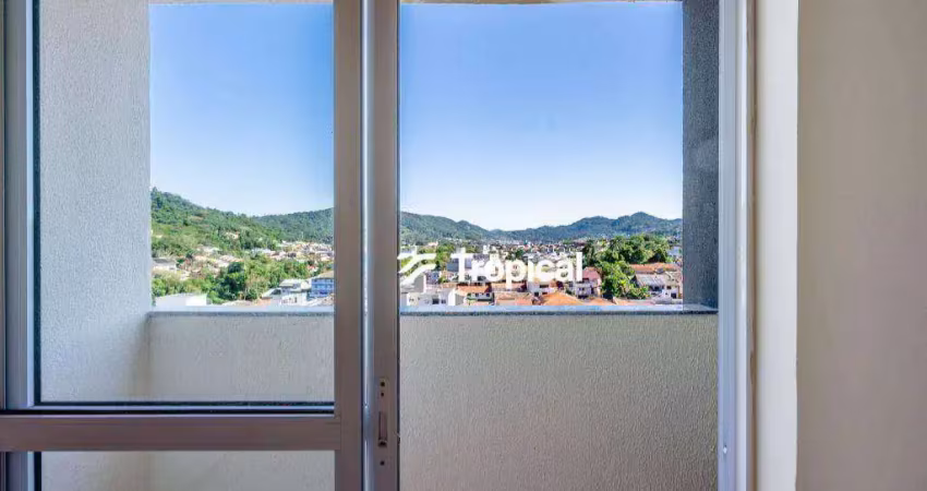 Apartamento com 2 dormitórios para alugar, 55 m² por r$ 1.860,00/mês - velha - blumenau/sc