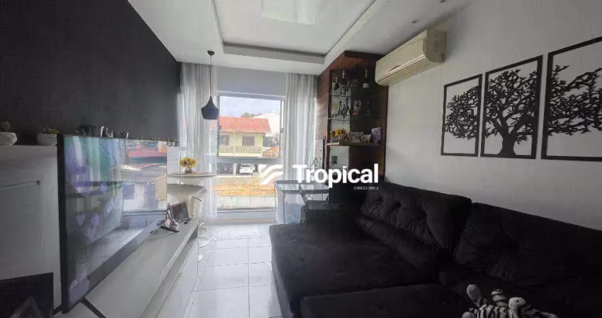 Apartamento com 3 dormitórios - venda por r$ 330.000,00 ou aluguel por r$ 2.790,00/mês - fortaleza - blumenau/sc