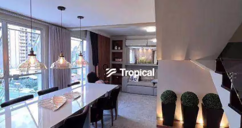 Apartamento com 3 dormitórios à venda, 133 m² por r$ 800.000,00 - ponta aguda - blumenau/sc