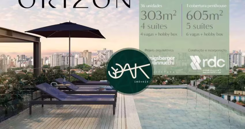 Apartamento com 4 dormitórios à venda, 303 m² por R$ 3.009.600,00 - Edifício Orizon Park - São José dos Campos/SP
