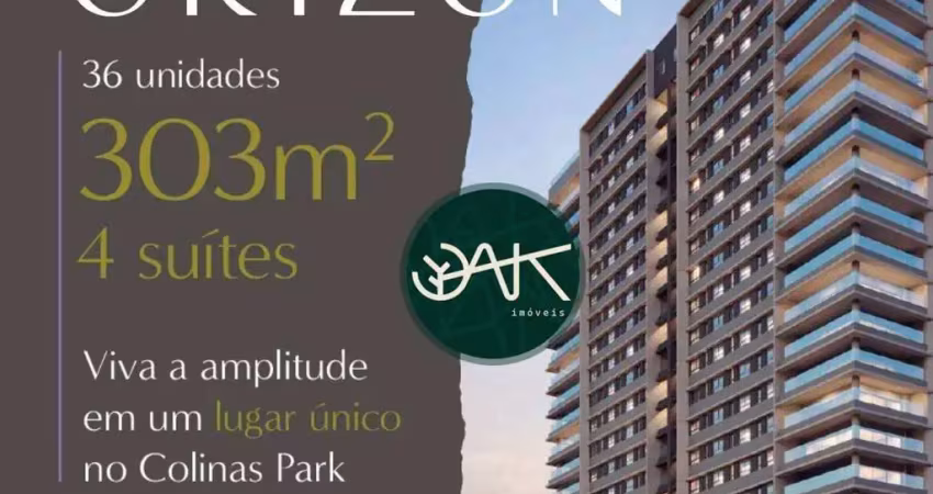 Apartamento com 4 dormitórios à venda, 303 m² por r$ 3.617.600,00 - edifício orizon park - são josé dos campos/sp
