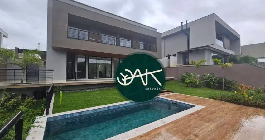 Casa com 4 dormitórios à venda, 400 m² por r$ 4.500.000,00 - condomínio reserva do paratehy - são josé dos campos/sp