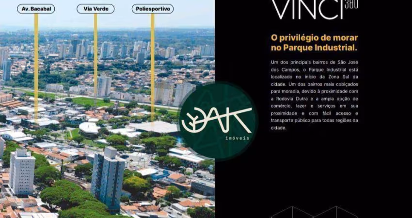 Apartamento com 2 dormitórios à venda, 58 m² por R$ 420.000,00 - Parque Industrial - São José dos Campos/SP