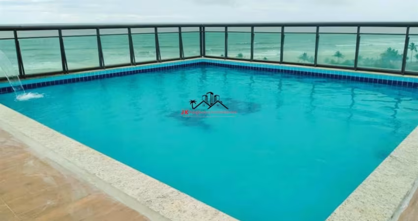 APARTAMENTO 2 DORMIÓRIOS, SUITE, CHURRASQUEIRA, PISCINA Á 100MTS DA PRAIA - R$ 320 MIL