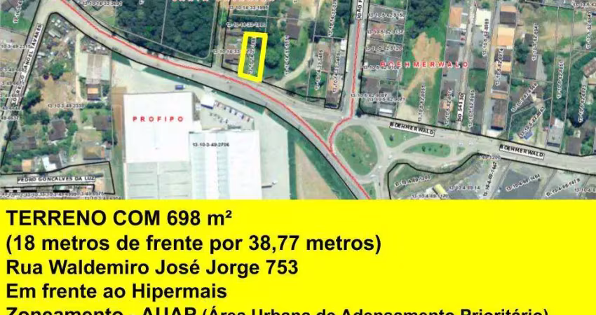 Terreno à venda na Rua Waldemiro José Borges, 753, Itinga, Joinville