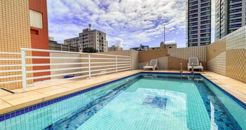 Apartamento lindamente mobiliado andar alto vista livre fica conforme as fotos bairro canto do forte.