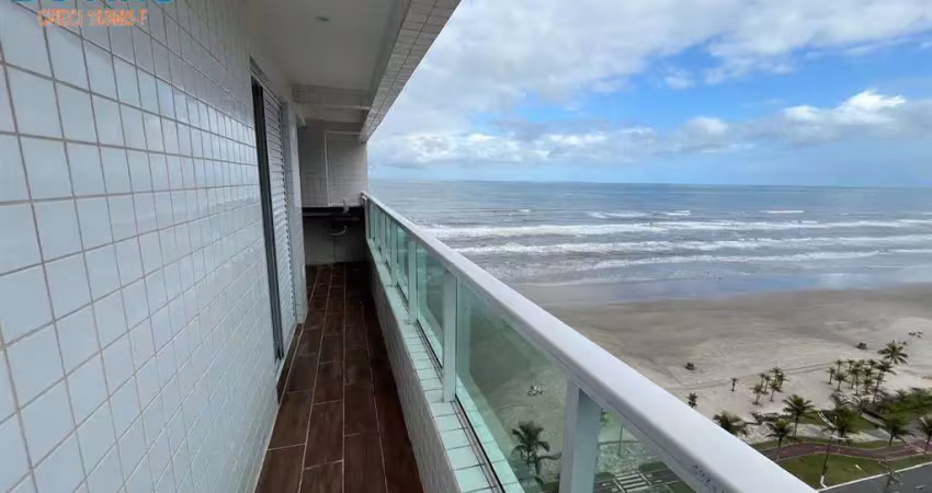 662mil a vista ou 232mil e saldo direto prédio frente mar -- sacada com churrasqueira - 2 quartos um suite - vista mar - pe na areia