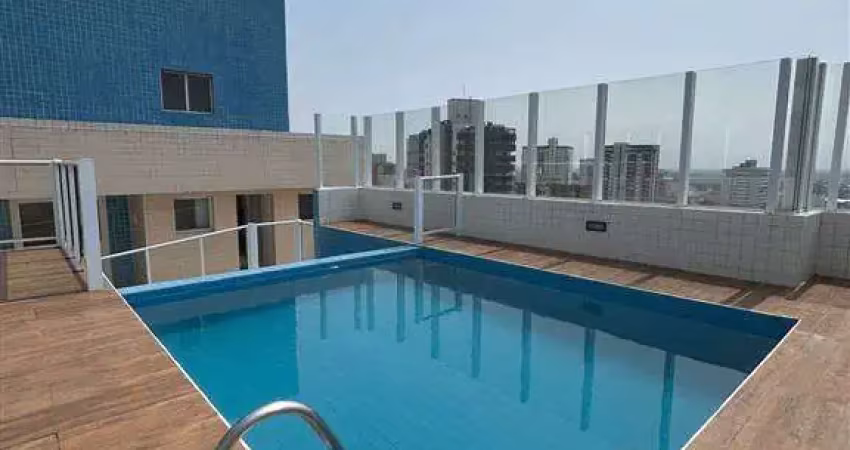 Apartamento próximo a feirinha da guilhermina da praia e do centro 2 dormitórios com suíte e lazer localizado na guilhermina - r$ 400 mil