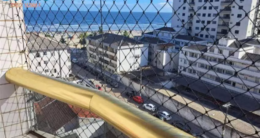 Lindo apartamento vista mar 1 dormitório sendo suíte, piscina, elevador a menos de 100 metros da praia da guilhermina por apenas $385.000,00 aceita financiamento bancário, fgts, minha casa minha vida