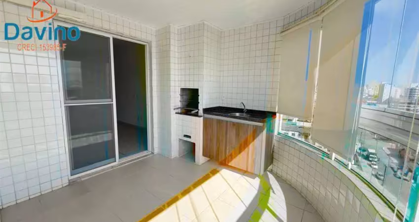 679mil semi mobiliado - apartamento 3 quartos um suite - sacada com churrasqueira a carvao - vista mar - lazer