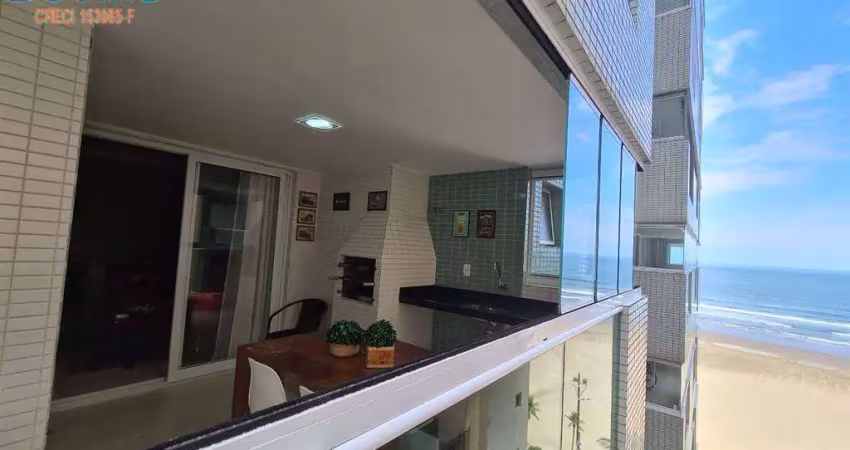 798mil - prédio frente mar 2 dormitórios um suite - 104m área útil - ficam os planejados