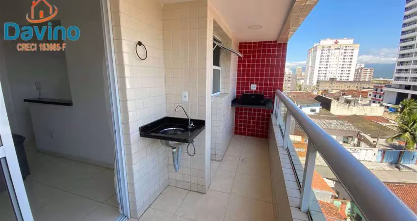 420mil a vista  apartamento semi mobiliado sacada gourmet  300m da praia da aviação 2 quartos um suite piscina