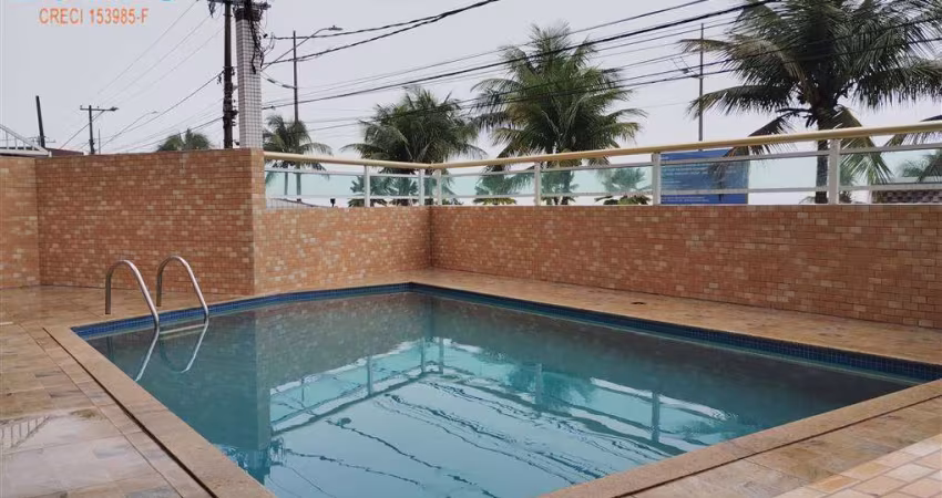 1 DORMITÓRIO COM VARANDA GOURMET, VISTA MAR, PRÉDIO PÉ NA AREIA COM LAZER POR APENAS $295.000,00 À VISTA OU PELOS BANCOS