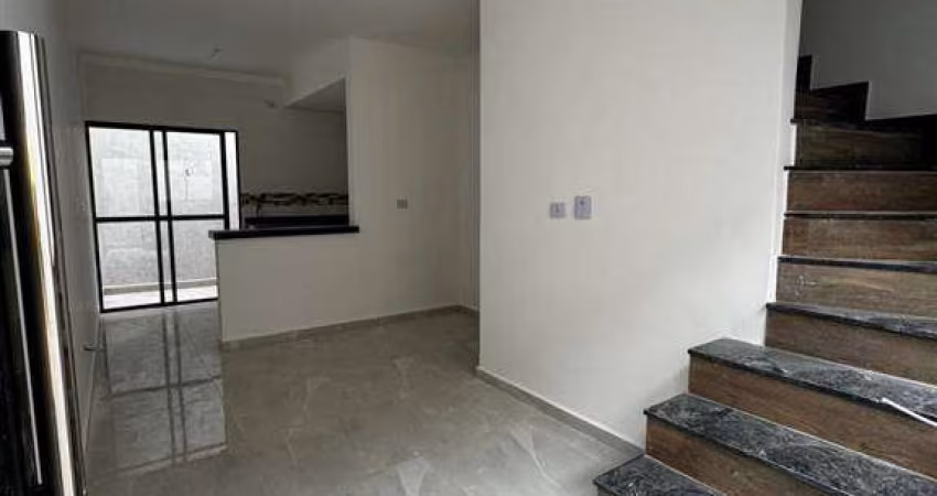 280mil - Casa de condominio estilo Sobrado novo bairro maxland, 2 dormitórios, lavabo social, vaga de garagem minha casa minha vida