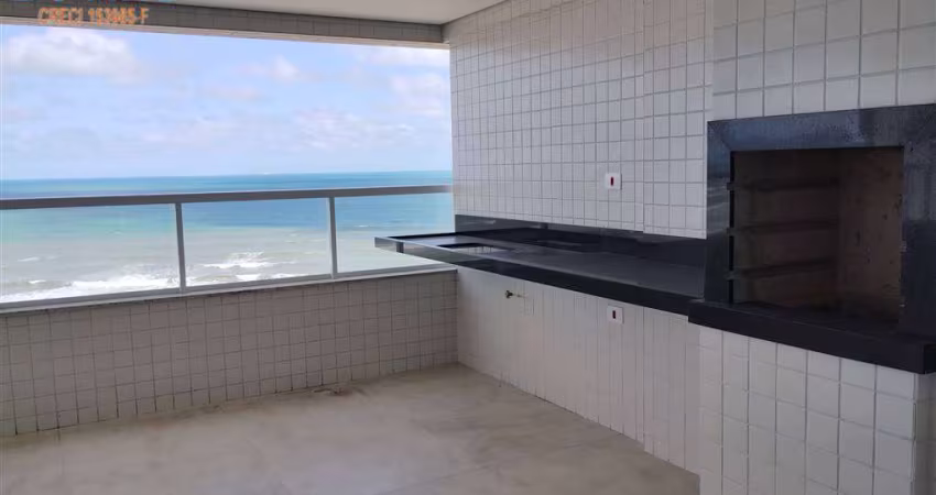 LINDO APARTAMENTO FRENTE MAR, ALTO PADRÃO, COM 3 SUÍTES, 3 VAGAS DE GARAGEM E LAZER COMPLETO R$ 1.250.000,00 À VISTA OU R$ 590.000,00 DE ENTRADA E SALDO DIRETO