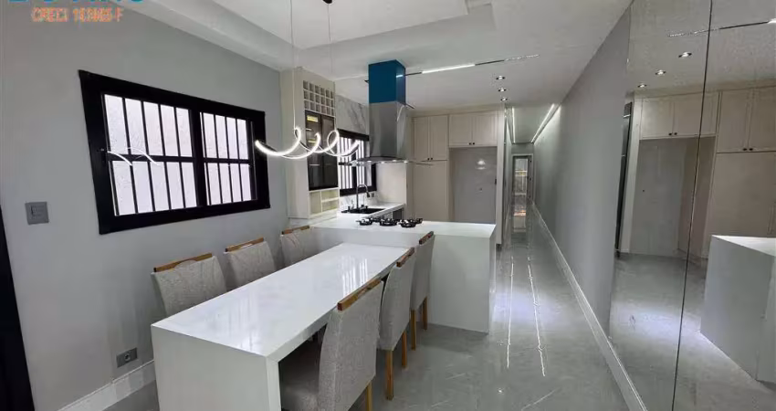 De 970mil por 820mil a vista - casa alto padrão fino acabamento 3 dormitórios 200m da praia area gourmet ôfuro.