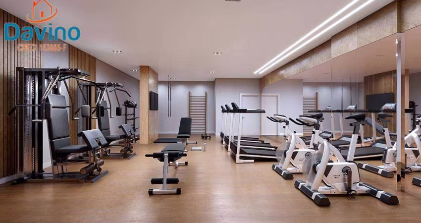 630mil - apartamento 02 dormitórios com 2 suites, 92,55m², com terraço gourmet e churrasqueira a carvão.