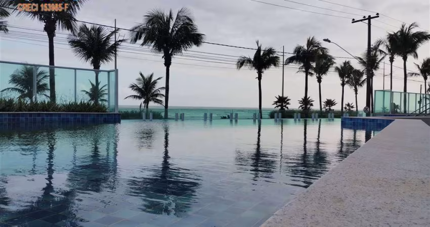 APARTAMENTO PÉ NA AREIA COM VISTA MAR, 2 DORMITÓRIOS, LAZER COMPLETO NA PRAIA DO CAIÇARA POR APENAS R$544.000,00 À VISTA