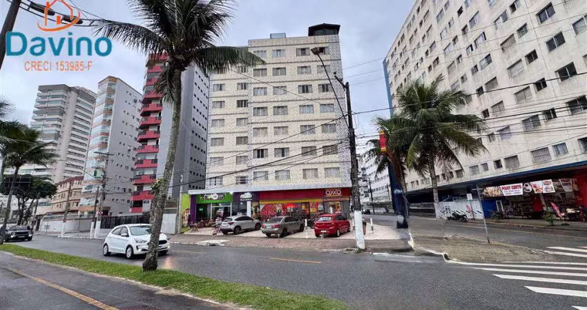 140mil de entrada saldo direto - apartamento 1 dormitório, elevador, predio frente mar da vila mirim
