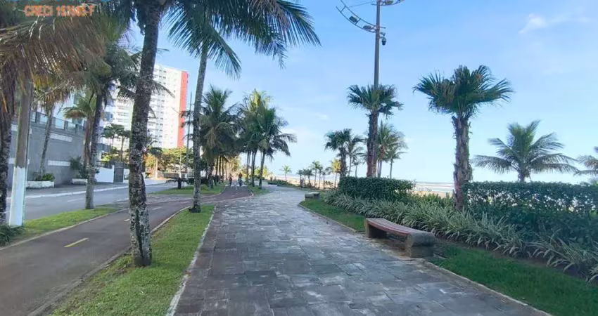 335mil a vista - apartamento em predio frente mar 2 quartos, vista praia