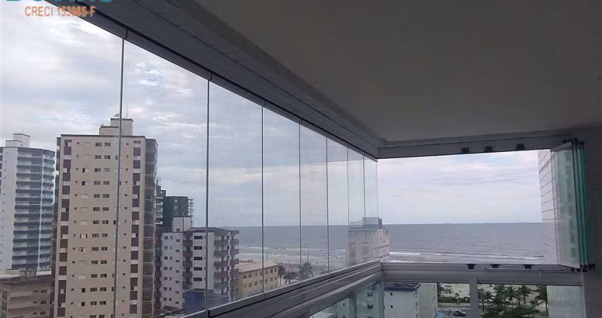 LINDO APARTAMENTO ALTO PADRÃO COM 3 DORMITÓRIOS, VARANDA GOURMET COM CHURRASQUEIRA, TODOS OS AMBIENTES COM VISTA MAR, R$790.000,00 À VISTA OU FINANCIAMNETO BANCÁRIO, ESTUDA PERMUTA POR CARRO POUPULAR