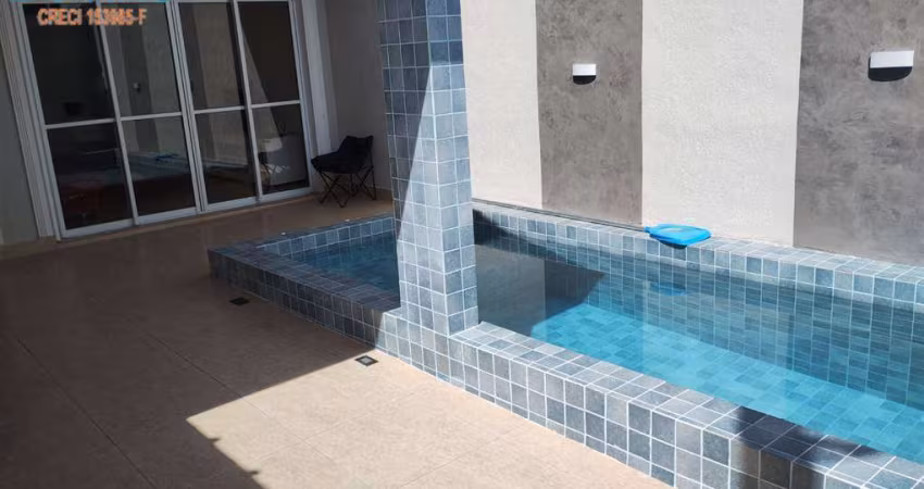 CASA GEMINADA COM PISCINA E CHURARSQUEIRA 2 QUARTOS 1 SUÍTE 2 VAGAS