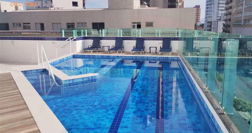 2 dormitórios, varanda gourmet com vista para o mar, lazer completo a menos de 100 metros da praia do caiçara por r$ 595.000 à vista ou pelos bancos e r$ 615.000 para financiamento direto com a constr