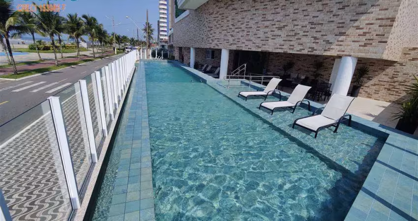 1,6milhao a vista ou 800mil de  entrada e saldo direto apartamento 03 suites, total frente mar - vista panoramica - de cinema - novo - fino acabamento - lazer completo.