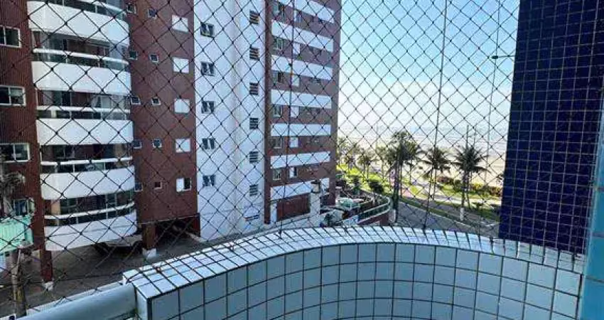 310 mil à vista -apartamento frente praia - 1 dormitório e sacada.