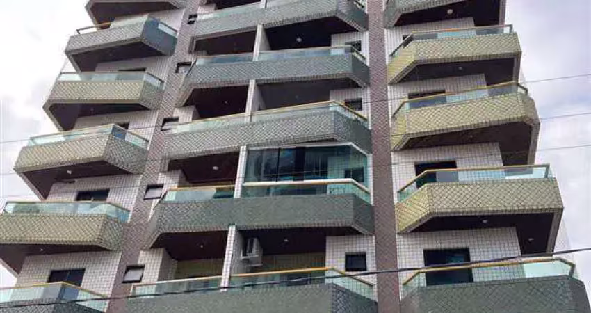 300mil - apartamento frente rua semi mobiliado, vista mar definitiva. duas sacadas, andar alto.