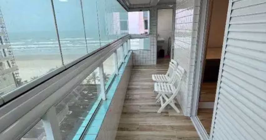 Apartamento mobiliado com vista mar definitiva sacada gourmet com churrasqueira