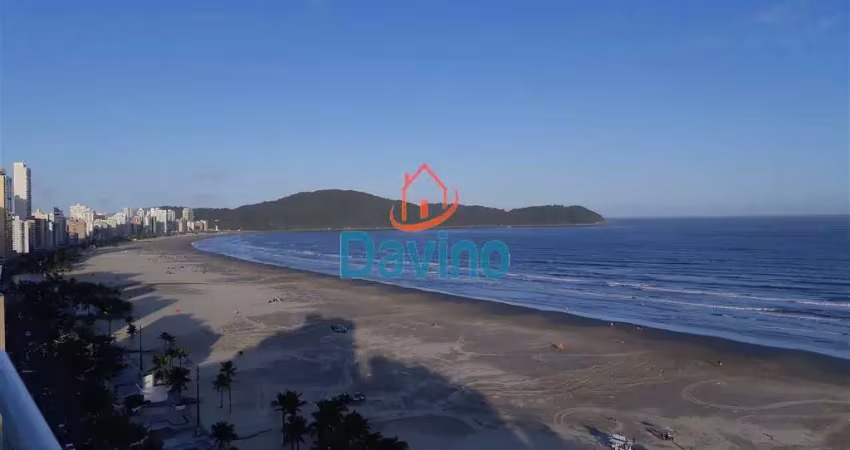 APARTAMENTO VISTA MAR PANORAMICA E DEFINITIVA DO FORTE A MONGAGUÁ,  3 DORMITÓRIOS - TOTAL FRENTE MAR