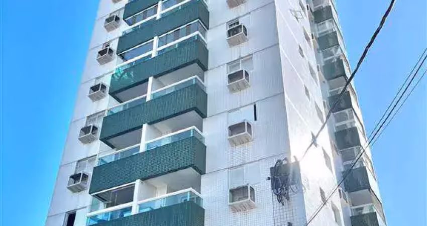 Apartamento sacada gourmet piscina na praia da vila guilhermina - lazer completo